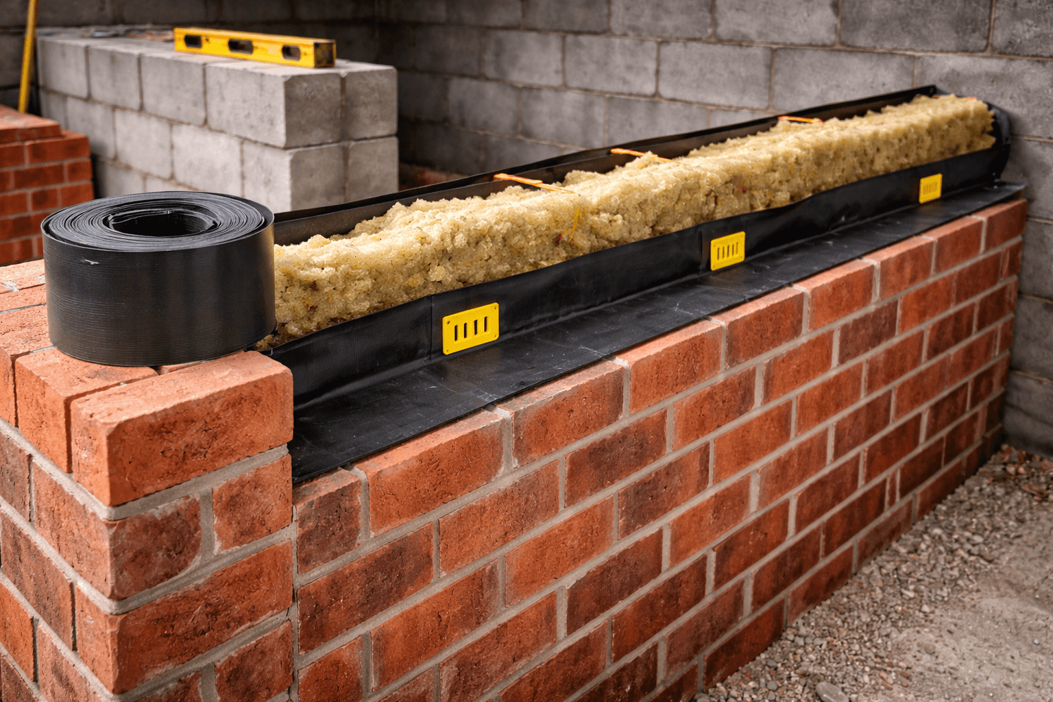 DPC, cavity trays & weep vents by KOG Building Projects Ltd Grantham Lincolnshire