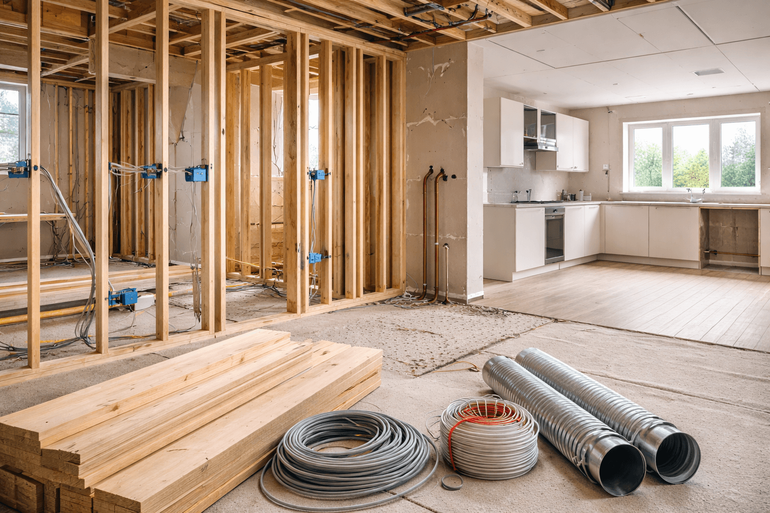 KOG Building Projects Ltd first fix and second fix coordination for new build homes UK