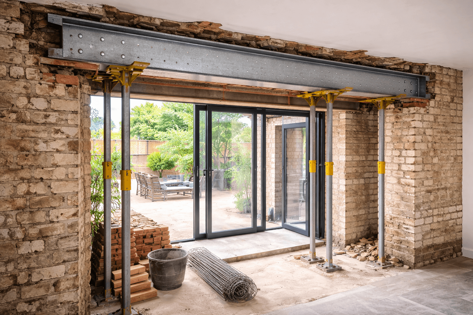 KOG Building Projects Ltd lintel installation & support work, structural building contractor services