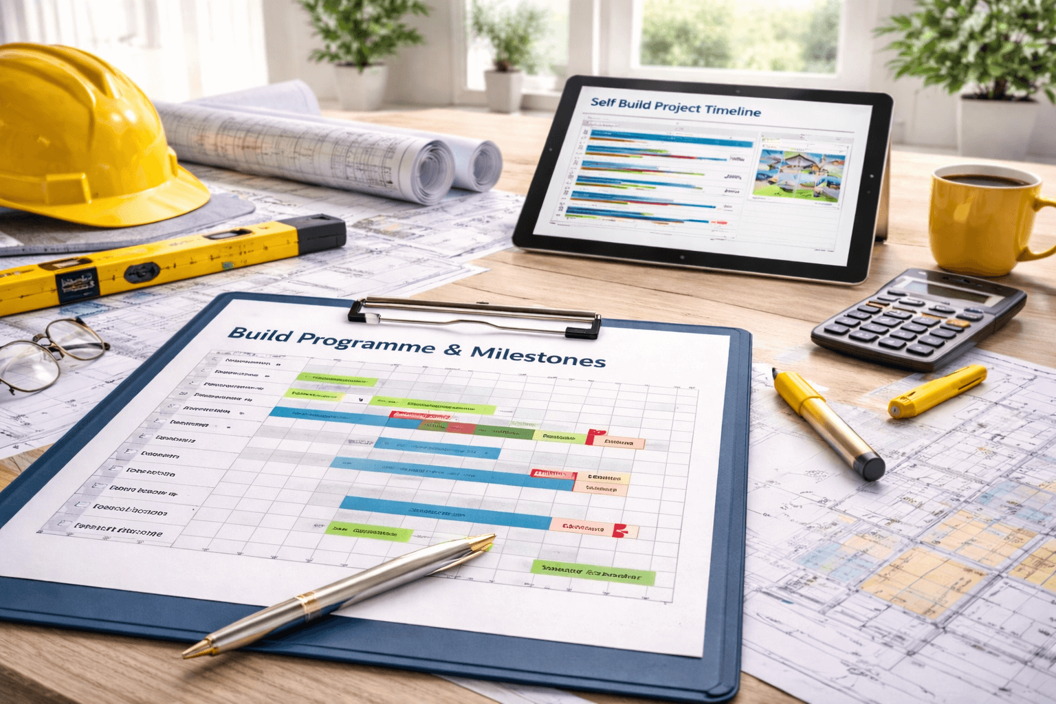 Self build programme planning and milestones in Grantham by KOG Building Projects Ltd