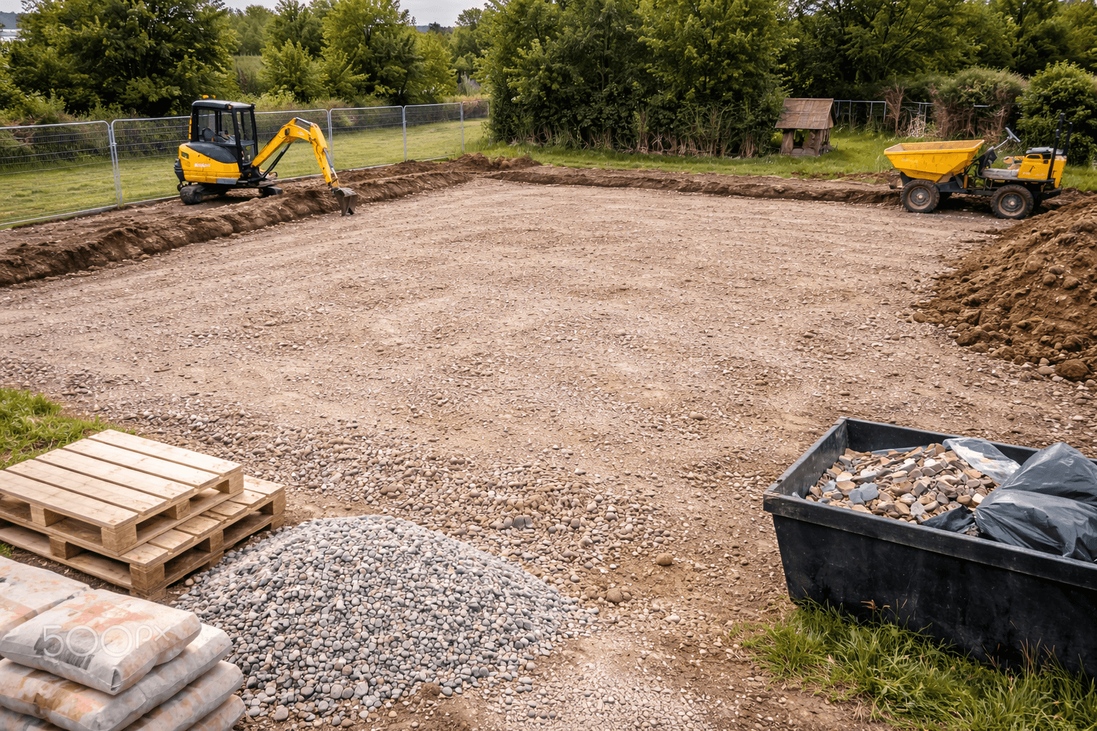 KOG Building Projects Ltd site clearance & preparation for groundworks and foundations UK