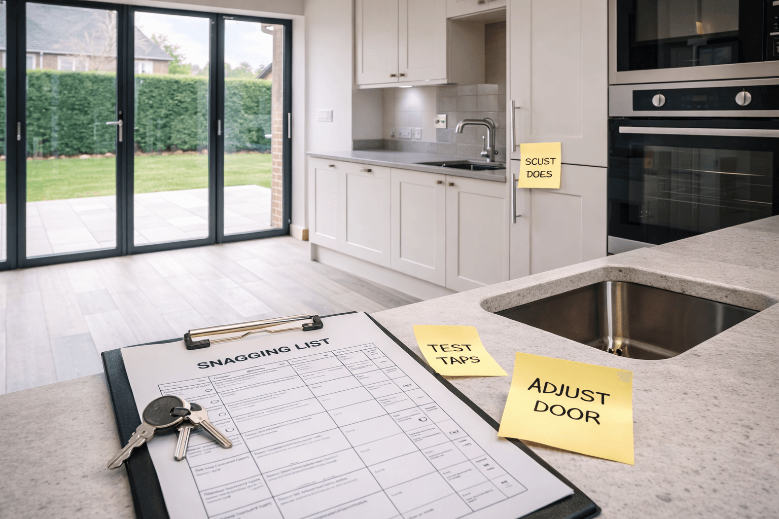 KOG Building Projects Ltd snagging, final checks and handover for new build homes UK building contractor