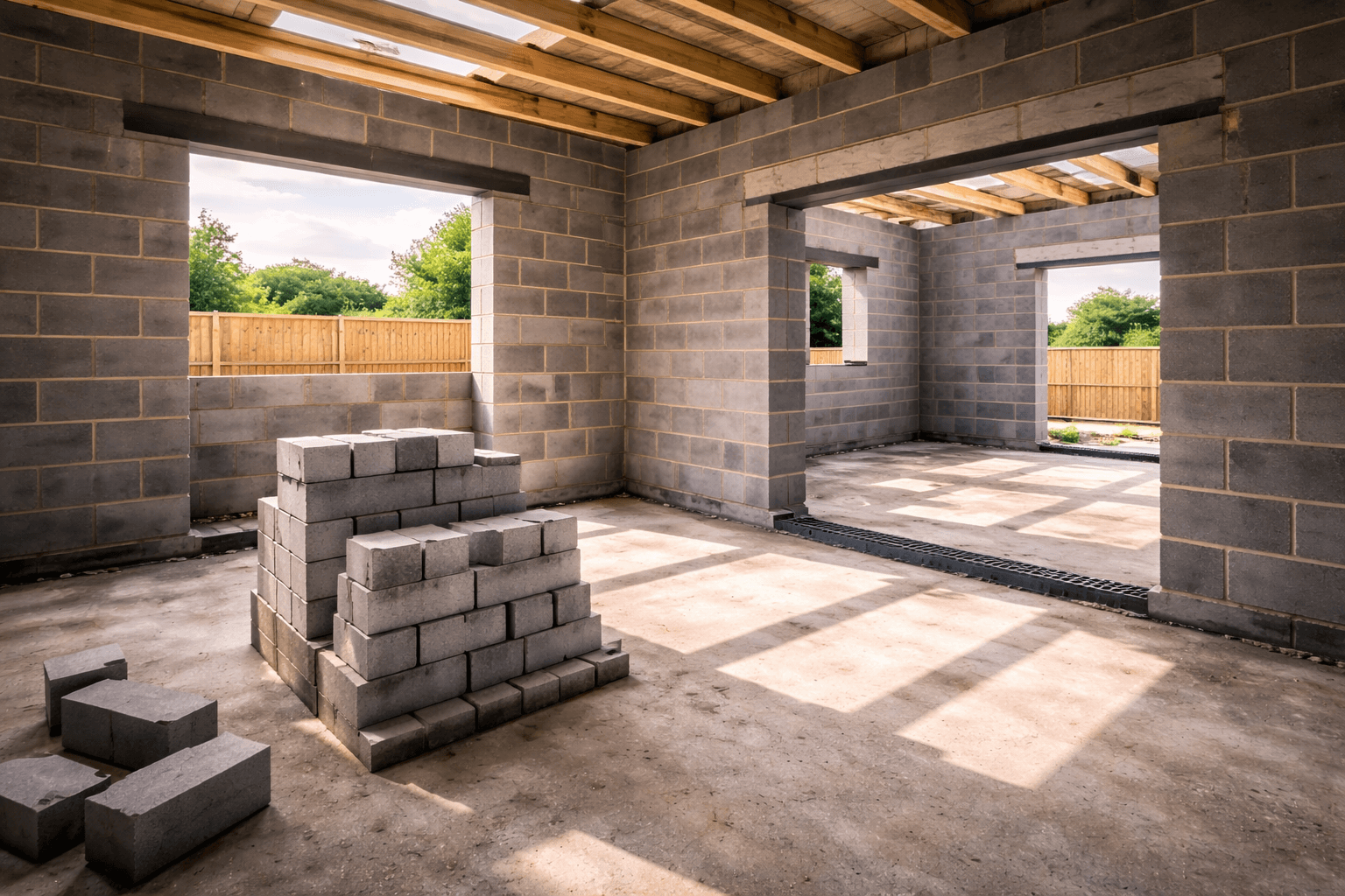 Structural blockwork by KOG Building Projects Ltd Grantham Lincolnshire Nottinghamshire