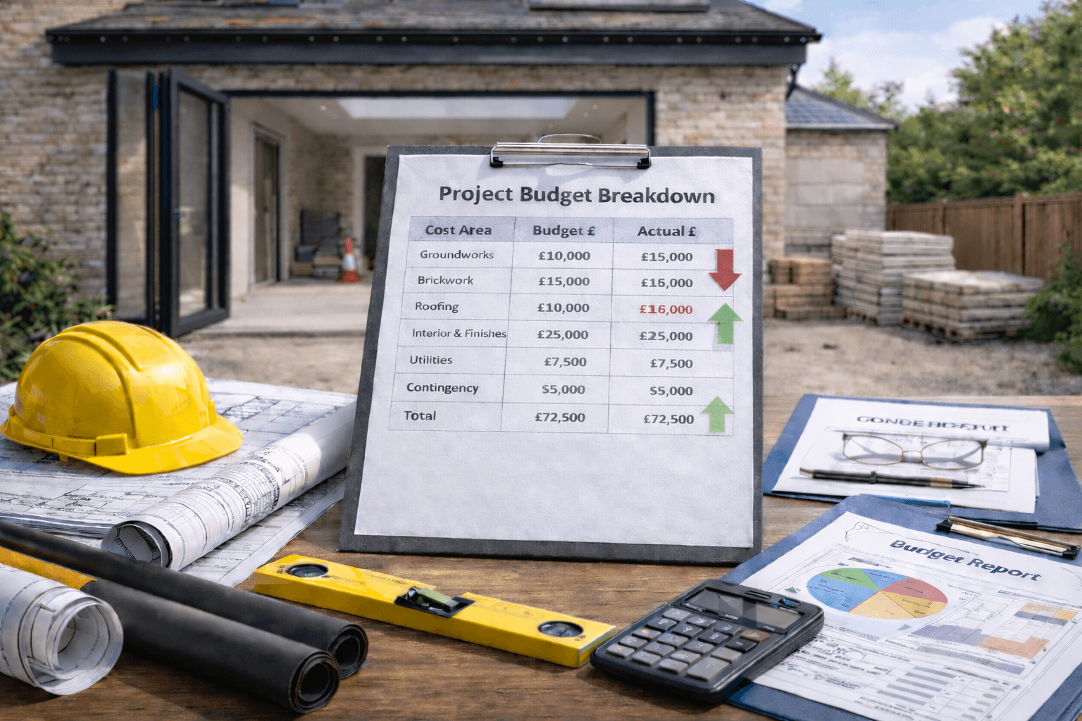 Extension budget and cost control support in Grantham by KOG Building Projects Ltd