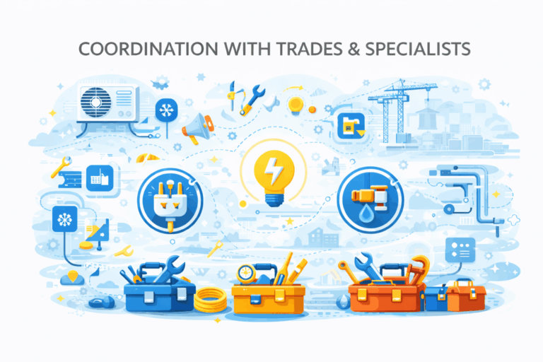 Coordination with Trades & Specialists, Budget & Cost Control, KOG Building Projects Ltd Grantham