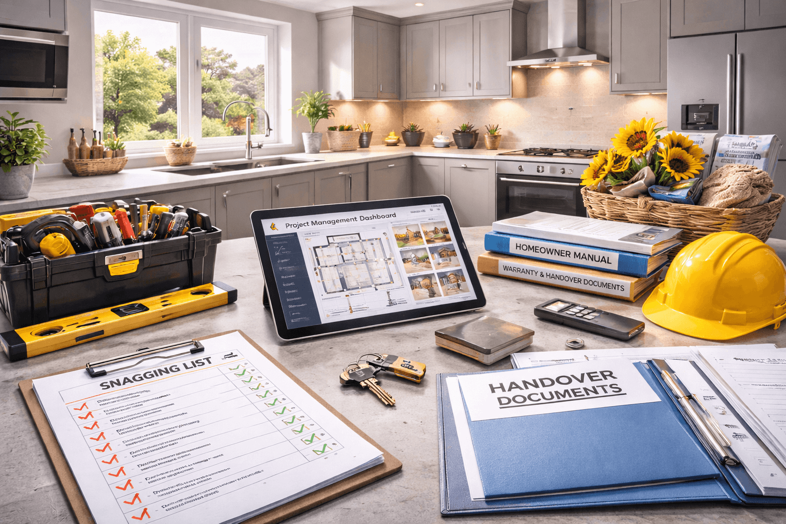 KOG Building Projects Ltd snagging and handover coordination Grantham Lincolnshire housing developments