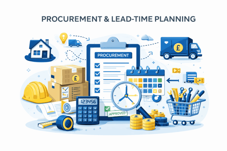 Procurement & Lead-Time Planning building contractor in Grantham, Lincolnshire & Nottinghamshire – KOG Building Projects Ltd