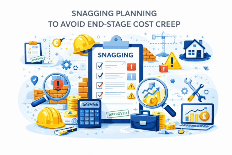 Snagging Planning to Avoid End-Stage Cost Creep building contractor in Grantham, Lincolnshire & Nottinghamshire – KOG Building Projects Ltd