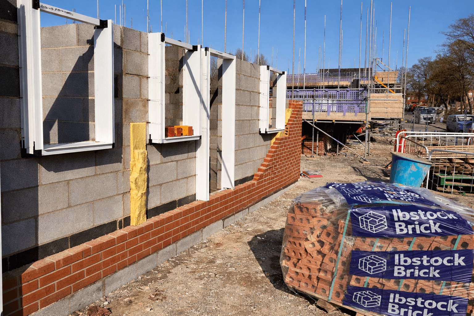 New build brickwork & blockwork by KOG Building Projects Ltd building contractor UK